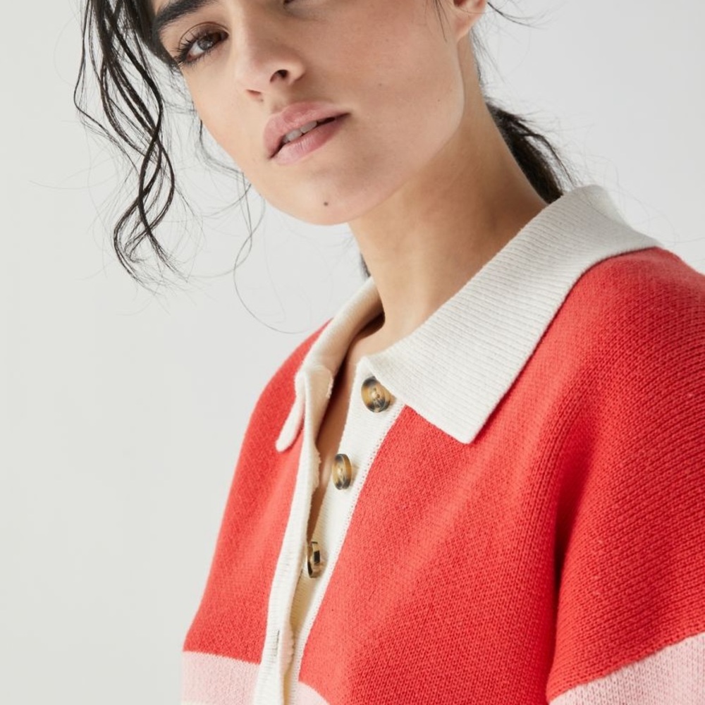 BDG Rena Long Sleeve Rugby Sweater - Picture 2 of 4
